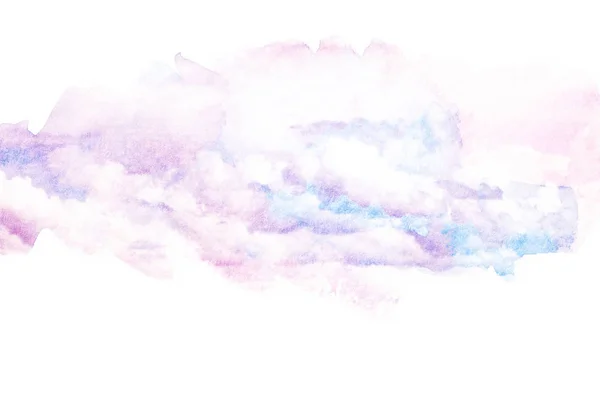 Aquarel illustratie van hemel met cloud. — Stockfoto