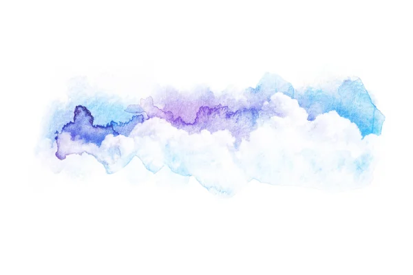 Ακουαρέλα εικονογράφηση του ουρανού με το cloud. — Φωτογραφία Αρχείου