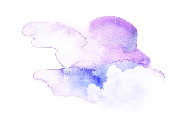 Illustration aquarelle du ciel avec nuage . — Photo