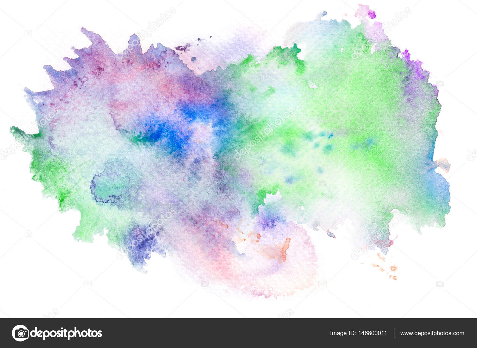Abstract watercolor brush stroke background. Stock Photo by ©noppanun  146800011