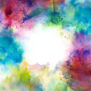 Suluboya fırça konturu çerçeve kenarlığı.