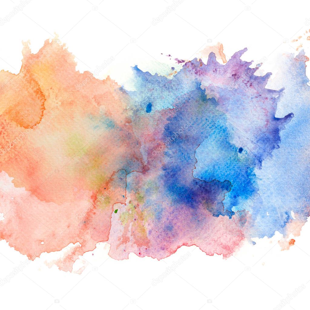 Abstract watercolor splash  background  Stock Photo 