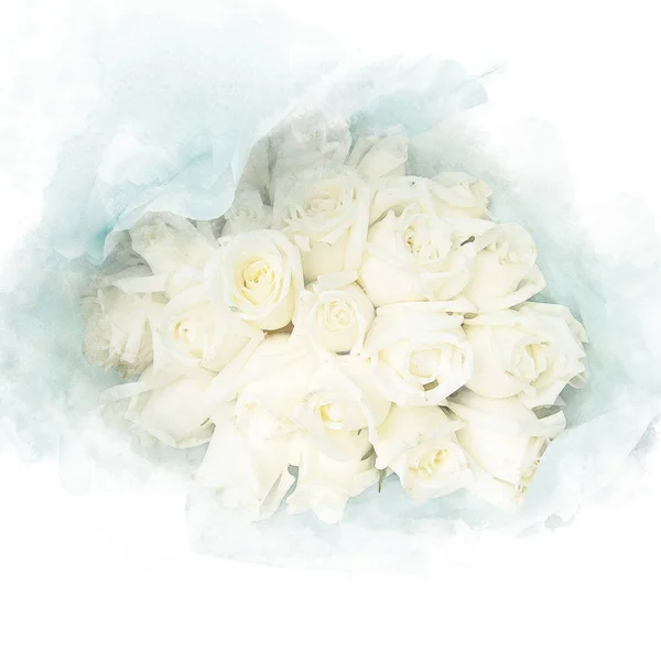 Fleurs roses blanches . — Photo