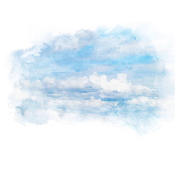 Langit biru dengan awan putih. — Stok Foto