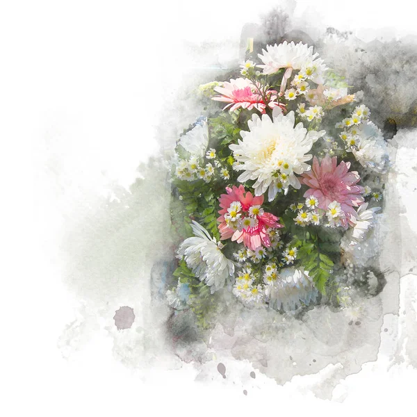 Illustrazione del fiore di fiori . — Foto Stock
