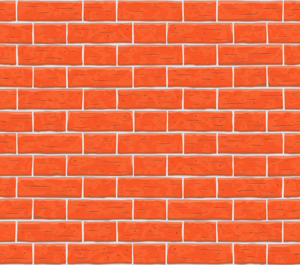 Brick muur naadloze patroon achtergrond. — Stockvector