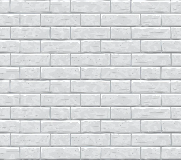 Brick wall gray seamless pattern background. — Stock Vector