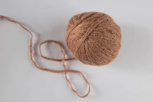 毛线球 不同颜色和尺寸 用于针织 — 图库照片