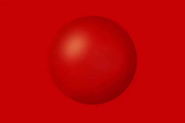 Red Ball Red Background — Stock Photo, Image