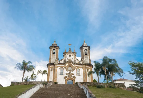 OURO PRETO, MINAS GERAIS, BRASIL-DICIEMBRE 25, 2019: Bajo ángulo s —  Fotos de Stock