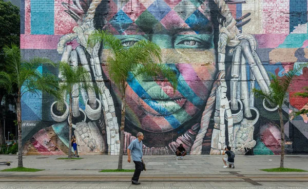 Rio Janeiro Brasil Janeiro 2020 Parte Boulevard Olímpico Zona Portuária — Fotografia de Stock