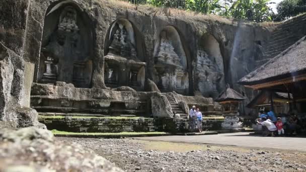 Gunung kawi, bali tempel, ubud, indonesien — Stockvideo