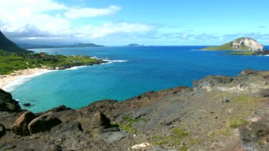 4 k Makapuu uyanık Oahu, Hawaii.