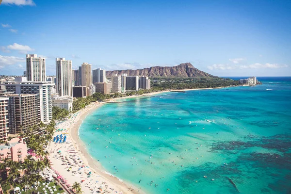 Diamond Head Cone Vulcânico Oahu Havaí — Fotografia de Stock