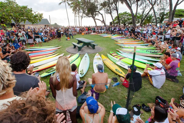 Oahu December 2013 Den Årliga Quiksilver Till Minne Eddie Aikau — Stockfoto