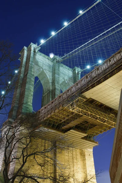 Manhattan Травня 2009 Знаменитий Бруклінський Міст Нью Йорку Світанку — стокове фото