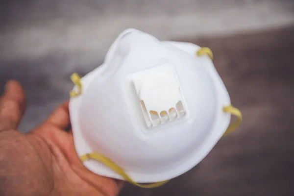 Pencegahan Virus Corona Menghadapi Topeng Perlindungan Topeng N95 Dan Masker — Stok Foto