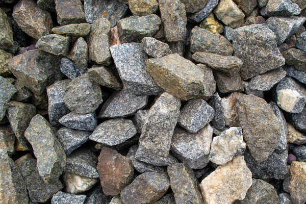 Background Gray Granite Stones Closeup — Stock Photo, Image