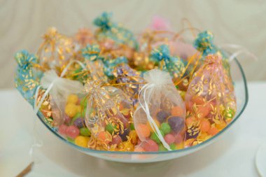 Tablo için parti hizmet kase lezzetli tatlılar 