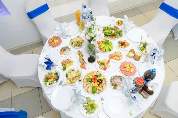 Traditional Buffet Assortment Tasty Food — Stock Photo, Image