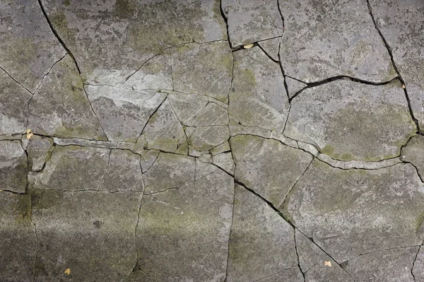 Старая Натуральная Трещина Цементной Стены — стоковое фото