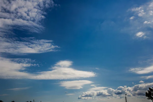 Dramatic Blue Sky Clouds Cloudscape Background — Stock Photo, Image