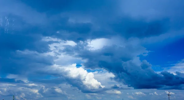 Dramatic Blue Sky Clouds Cloudscape Background — Stock Photo, Image