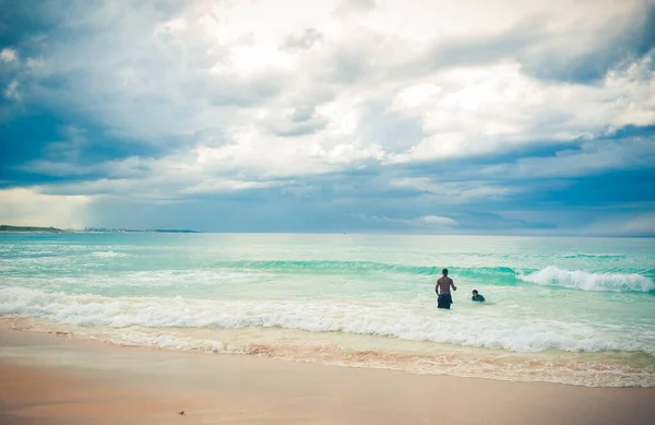 Tropical Paradise Dominican Republic Seychelles Caribbean Mauritius Philippines Bahamas Relaxing — Stock Photo, Image