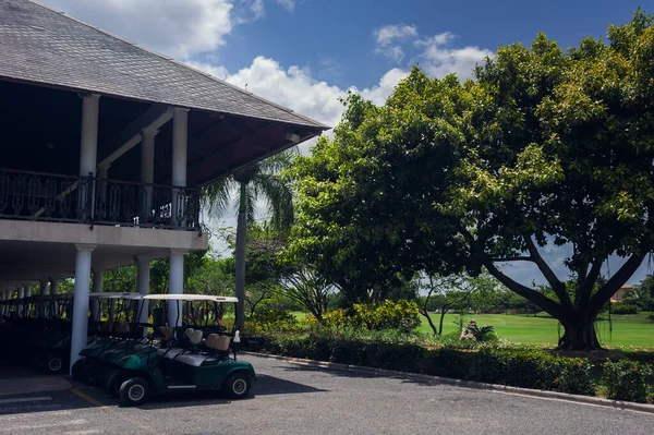 Tropikalny Raj Republika Dominikańska Seszele Karaiby Mauritius Filipiny Bahamy Zielony — Zdjęcie stockowe