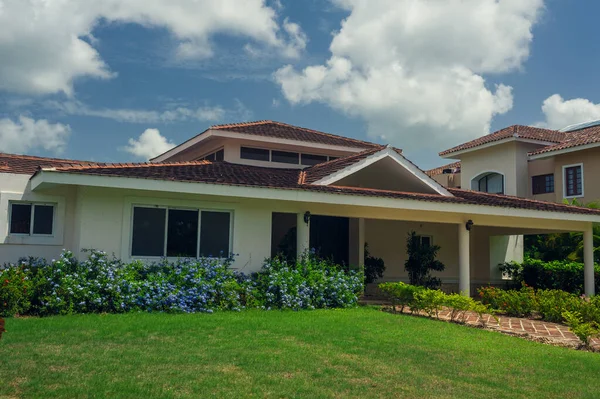 Villa Luxo República Dominicana Bonita Moradia Com Piscina Própria Villa — Fotografia de Stock