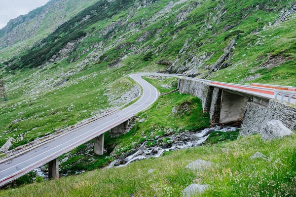 Road Beautiful Highland — Stock Photo, Image