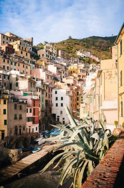 Riomaggiore Köyü - Chinque Terre, İtalya