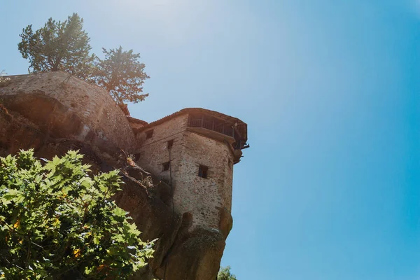 Великий Варлаамський монастир на скелі Метеора (Фессалія, Греція). — стокове фото