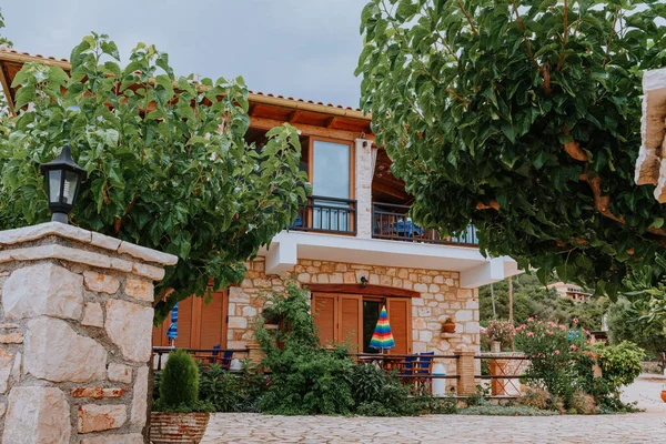 View from the terrace of luxury villa — Stock Photo, Image