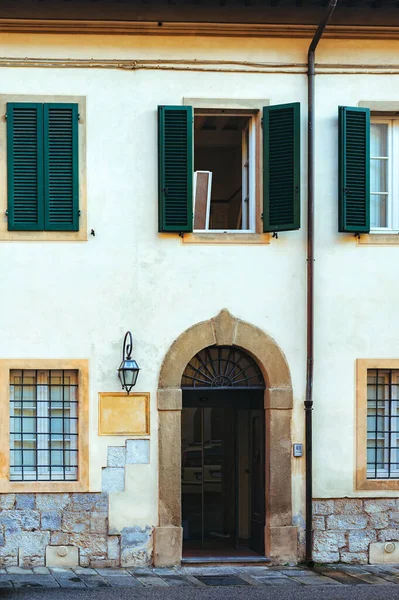 Узкая Улочка Старого Города Пиза Тоскане Romantic View Old Medanean — стоковое фото