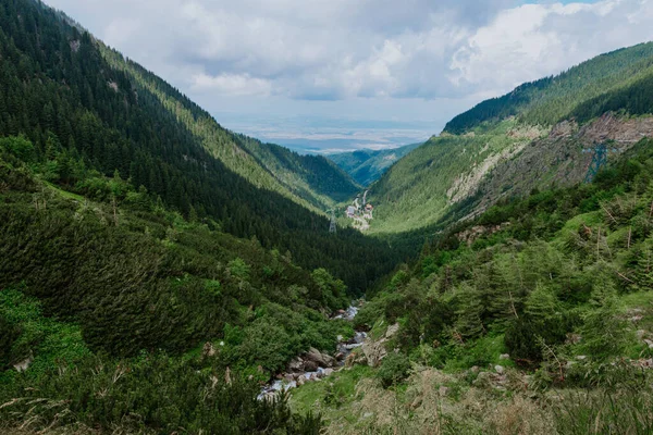 Дорога Трансфагарас, мальовничий краєвид Румунії. — стокове фото
