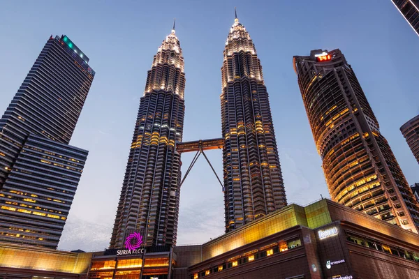 Petronas Towers Buildings Kuala Lumpur — Stock Photo, Image