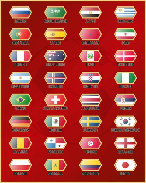 Rusya Milli futbol takımları bayrakları