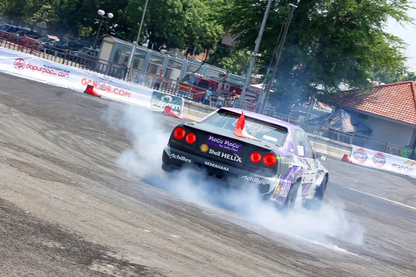 Deriva carro de corrida — Fotografia de Stock