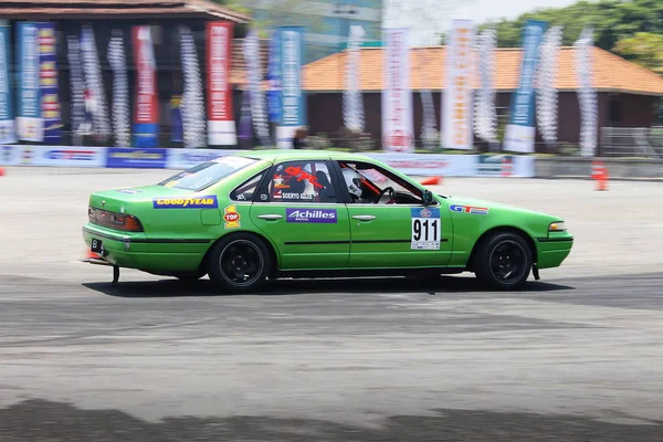 Deriva carro de corrida — Fotografia de Stock