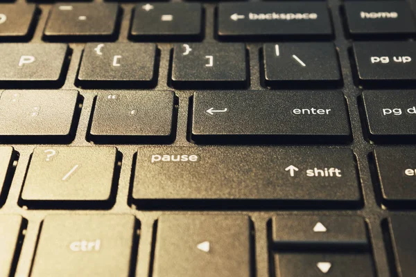 Laptop Computer Keyboard — Stock Photo, Image