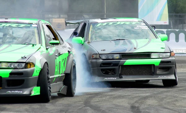 Drift Race: Cabeça a Cabeça Drift Battle — Fotografia de Stock