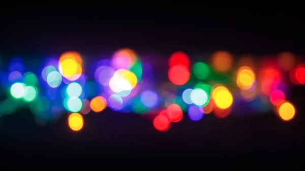 Renkli LED lambaların bulanık ışıkları nesnesi.