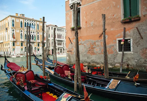 Гондолы Венеции Стоковое Фото