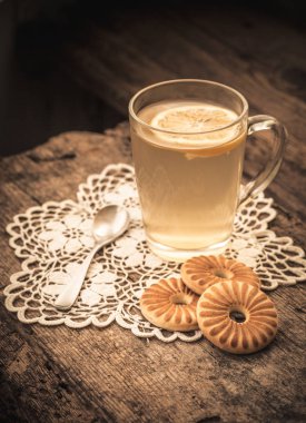 cam Kupası'nda limonata 