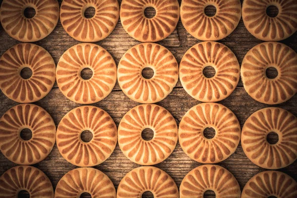 Biscuits ronds faits maison — Photo