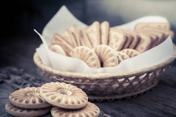 Biscuits ronds faits maison — Photo