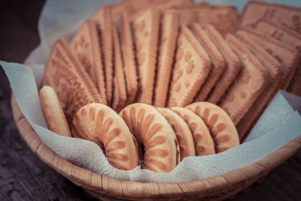 Biscuits ronds faits maison — Photo