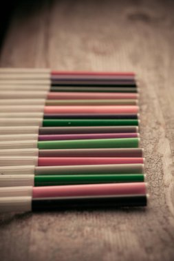 Satırda renkli işaretleyicileri