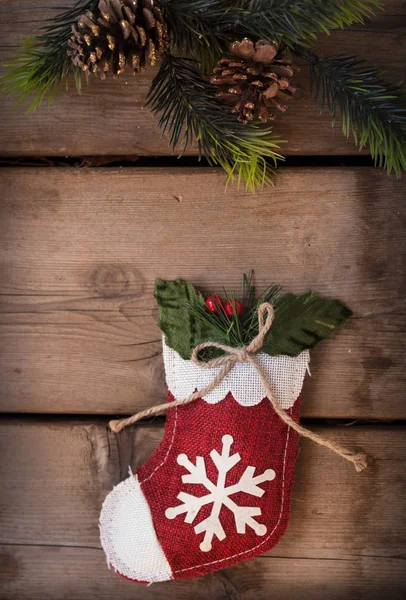 Chaussette cadeau de Noël — Photo